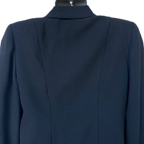 Vintage Gantos Blazer Black Peplum Blazer Cropped Length Women's Size 4 - Picture 6 of 9